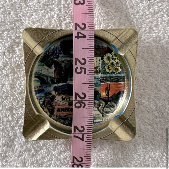 Vintage  Metal Arizona Ashtray Trinket Dish - Picture 8 of 9